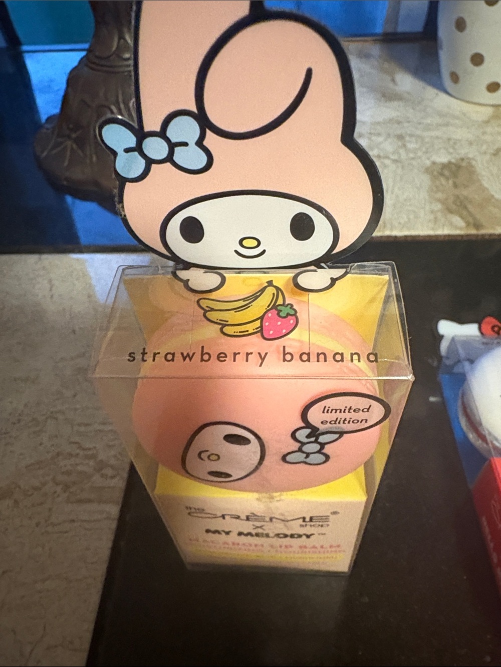 Crème Shop x Sanrio Macaron Lip Balm Trio - Pink, White, Cream - Picture 2 of 6
